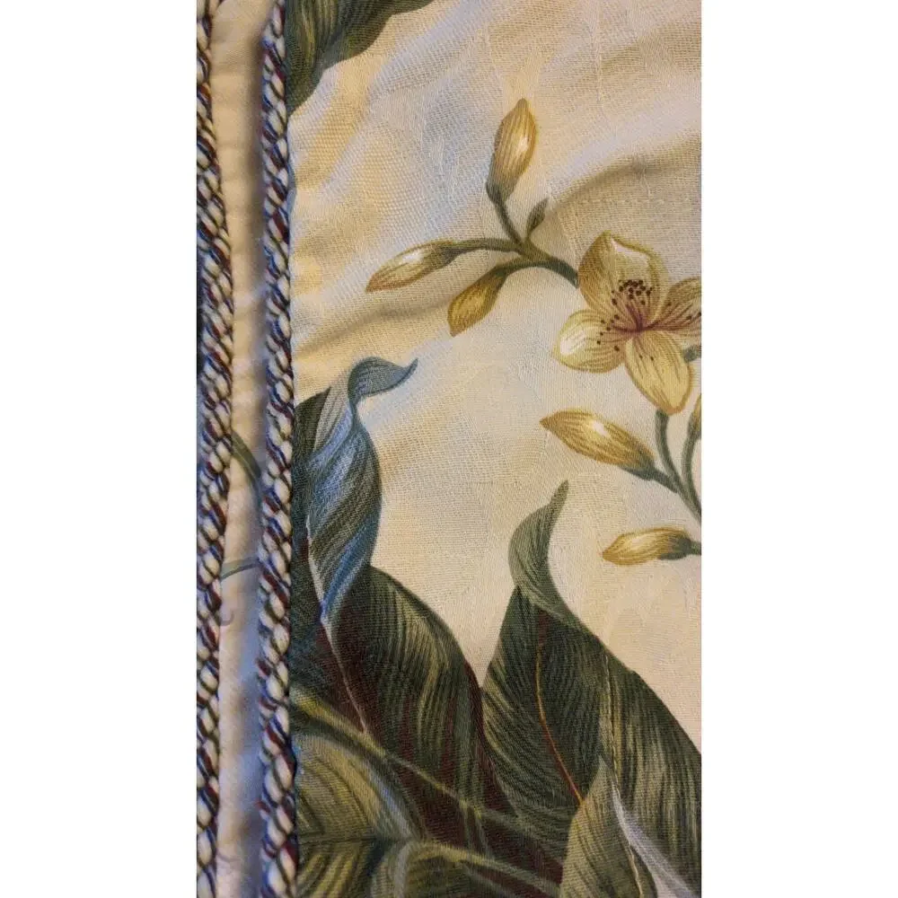 Waverly Williamsburg King Pillow Shams, Vintage Magnolia, Botanical, Cotton